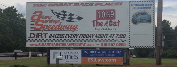 Albany-Saratoga Speedway is one of CFlack's Race Tracks.