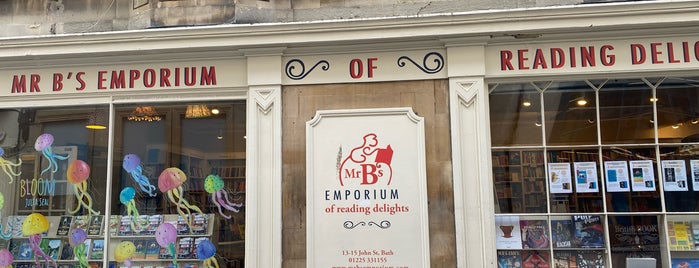 Mr B's Emporium of Reading Delights is one of London/Bath BRIDGES.