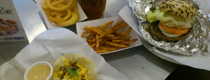 Army Navy Burger + Burrito is one of Food Adventures '13.