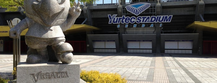 Yurtec Stadium Sendai is one of สถานที่ที่บันทึกไว้ของ Fatin.