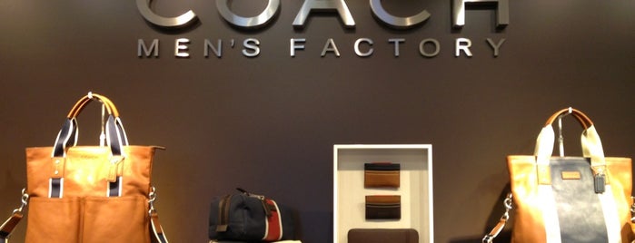 Coach Mens Factory is one of favs.