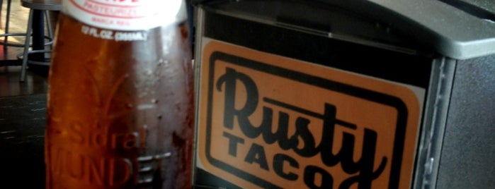 Rowdy Taco is one of Places we like to eat at!.