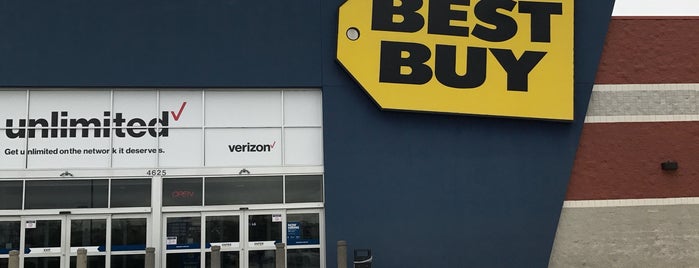 Best Buy is one of check ins.