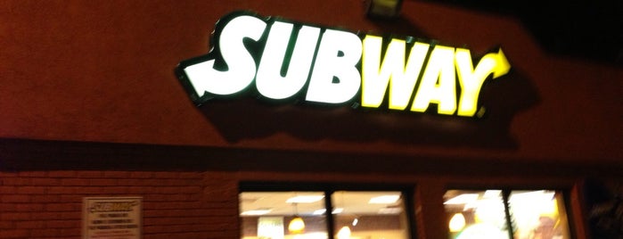 SUBWAY is one of Restaurants for Woods of Castleton.