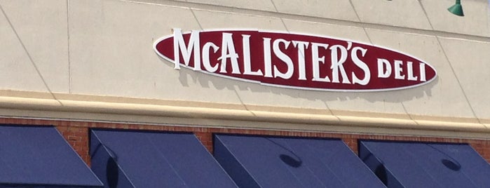 McAlister's Deli is one of Fishers Places.