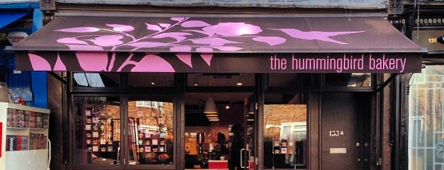 The Hummingbird Bakery is one of london.