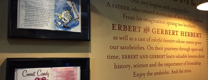 Erbert and Gerbert's is one of Erbert and Gerbert's Sandwich Shops.