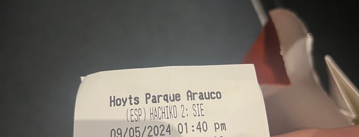 Cine Hoyts is one of All-time favorites in Chile.