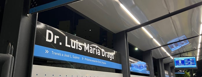 Estación Dr. Luis María Drago [Línea Mitre] is one of Estaciones Tren Linea Mitre J.L. Suarez.