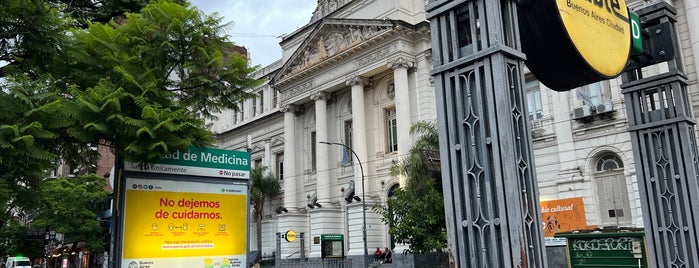 Estación Facultad de Medicina [Línea D] is one of rutina.