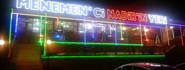 Menemenci Nadir'in Yeri is one of สถานที่ที่ Tahir ถูกใจ.
