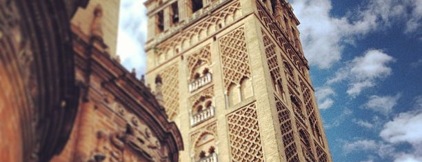 The Giralda is one of Sevilla.