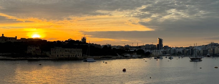 Tigné Point Beach is one of Malta.