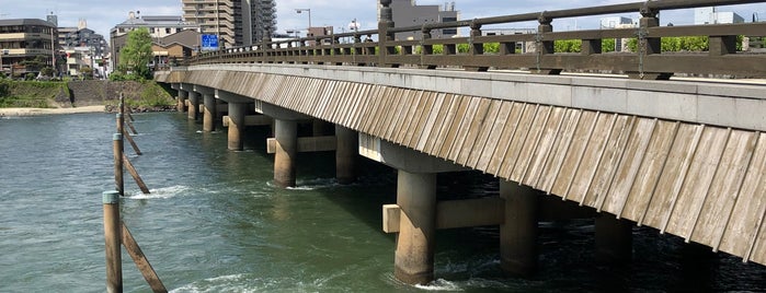 Uji bridge is one of 「光る君へ」ゆかりのスポット.