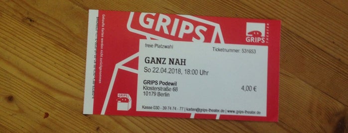GRIPS Podewil is one of KULTUR & NATUR.