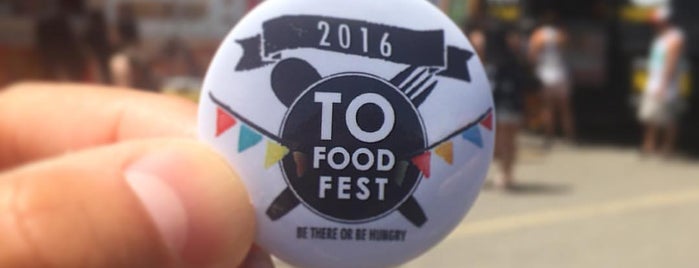 TO Food Festival is one of Summertime.