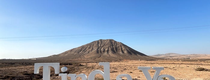 Montaña de Tindaya is one of Fuerteventura.