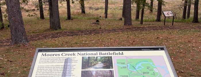 Moores Creek National Battlefield is one of Revolutionary War Trip.