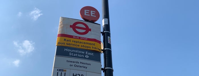Bus Stop Ee Hounslow East is one of London Bus Stops.