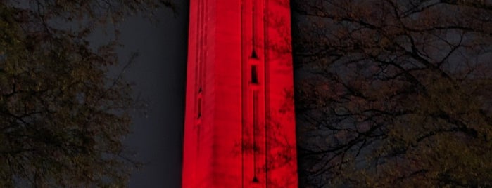 Memorial Belltower is one of Raleigh Favorites.