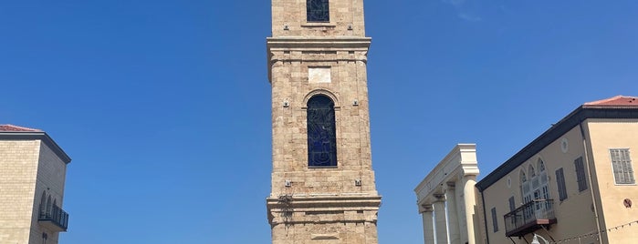 The Jaffa Clock Tower is one of Tel Aviv for Masha.