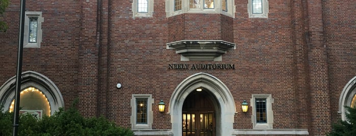 Neely Auditorium is one of Commencement 2012.