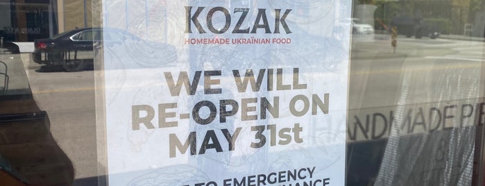 Kozak Homemade Ukrainian Food is one of Canadá 🍁.