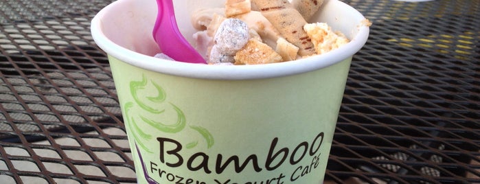 Bamboo Frozen Yogurt Café is one of Check list.