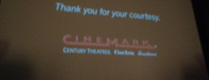 Cinemark is one of Tempat yang Disukai David.
