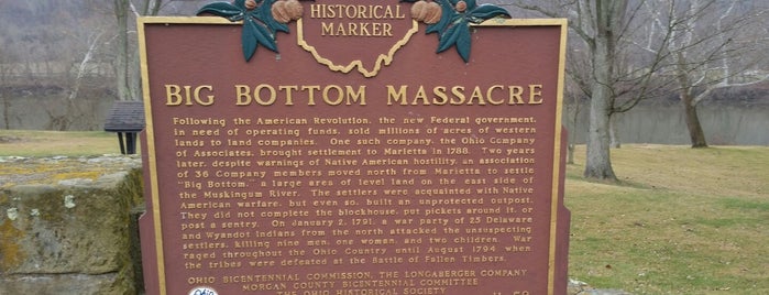 Big Bottom State Memorial Park is one of Ohio History.