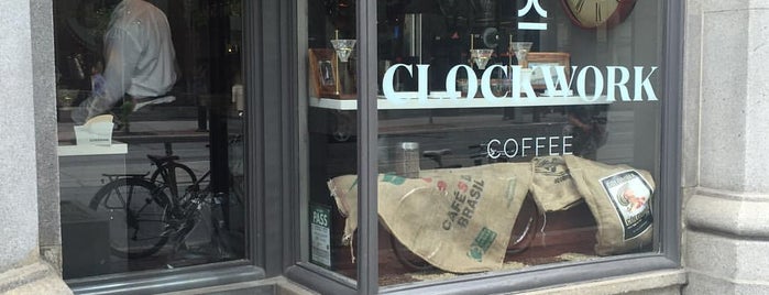 Clockwork Coffee is one of Third wave coffee, Toronto.