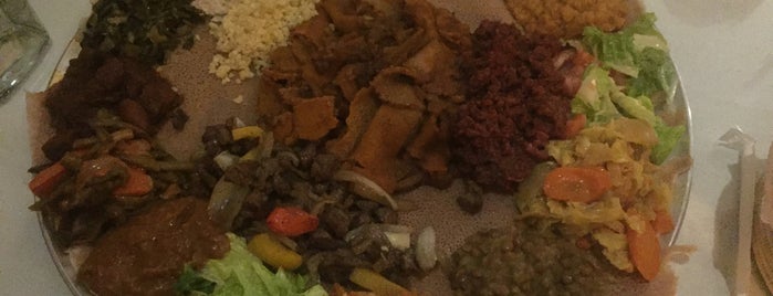 Lalibela Ethiopian Restaurant is one of Orte, die David gefallen.