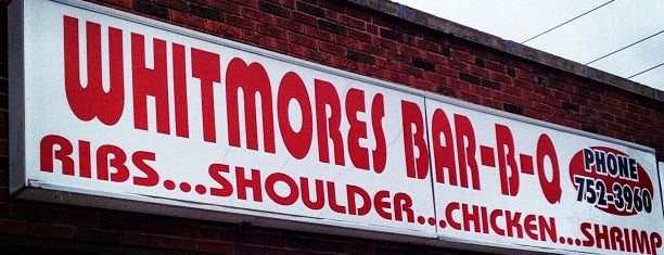 Whitmore's BBQ is one of Davidさんのお気に入りスポット.