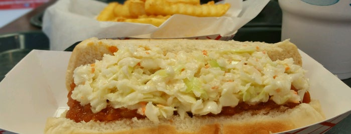 Orange Tree Hot Dogs Beach & Hodges is one of I Never Sausage A Hot Dog! (FL).