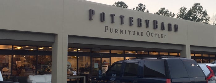 Pottery Barn Outlet is one of Cars' and Molly's favorites.