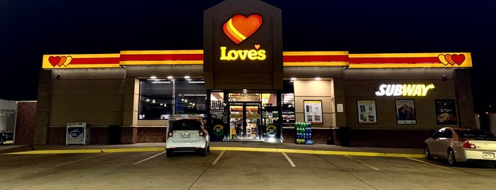 Love's Travel Stop is one of gas stations and parking.
