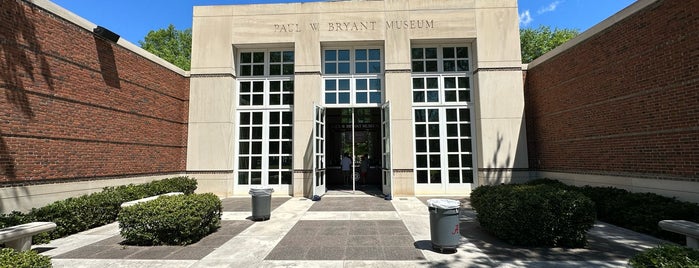 Paul W. Bryant Museum is one of T-Town.