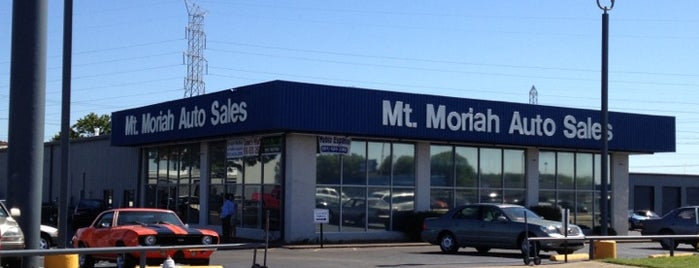 Mt. Moriah Auto Sales is one of Tempat yang Disukai Bradley.