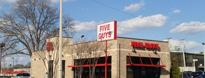 Five Guys is one of Lugares favoritos de Jerry.