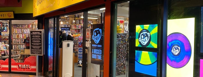 Newbury Comics is one of Cambridge/Boston.