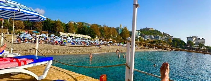 Konak seaside beach is one of Alanya.