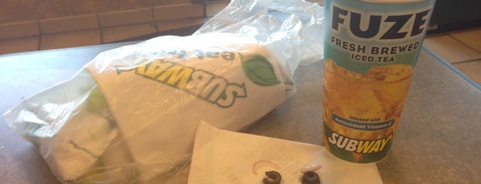 Subway is one of A Week In The Life Of JamJ.