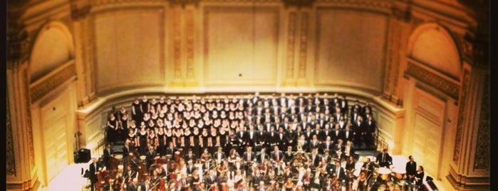 Carnegie Hall is one of IDNYC Freebies.