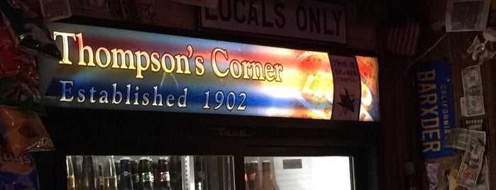 Thompson's Corner Saloon is one of Tempat yang Disukai Tessa.
