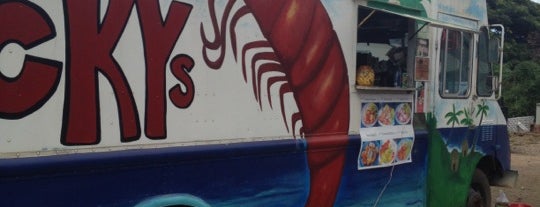 Macky's Shrimp Truck is one of favorite places to eat.