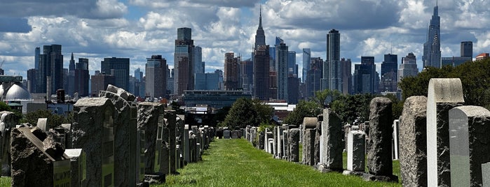 Calvary Cemetery is one of NY spots.