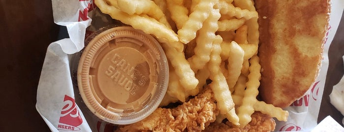 Raising Cane's Chicken Fingers is one of Places I've Eaten At.