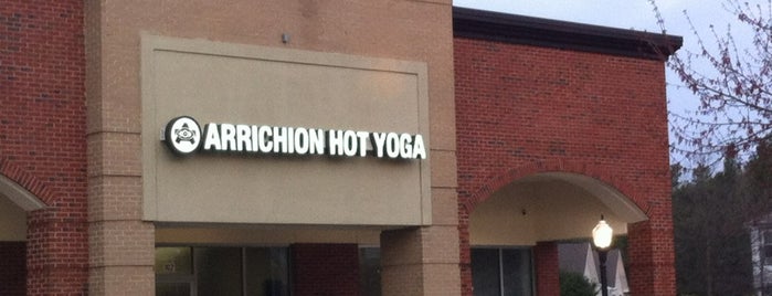 Arrichion Hot Yoga Durham is one of Tempat yang Disukai h.
