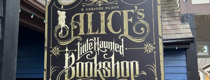 Alice's Haunted Little Bookshop is one of Mystic CT.