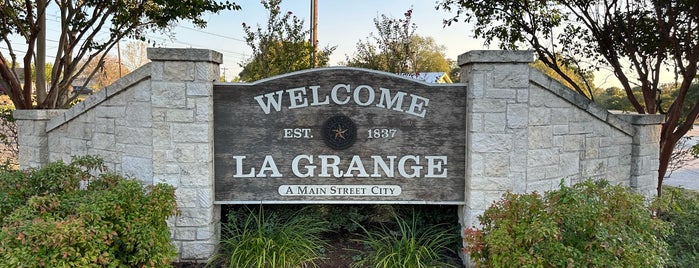 La Grange, TX is one of Houston drive.